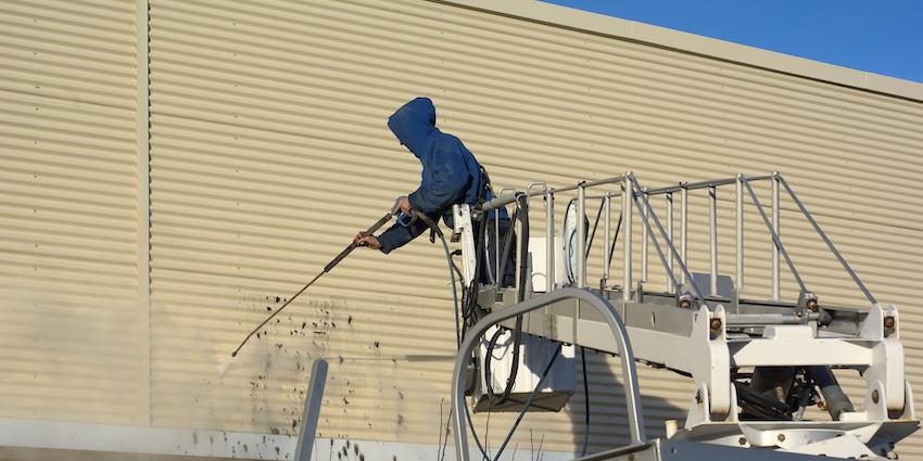 pressure washing